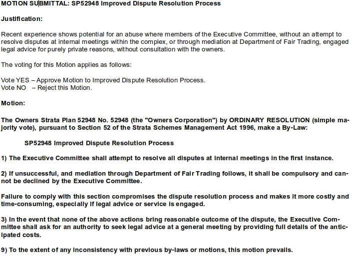 SP52948-Lot-158-Motion-for-improved-dispute-resolution-process-prevented-at-AGM-2012.webp