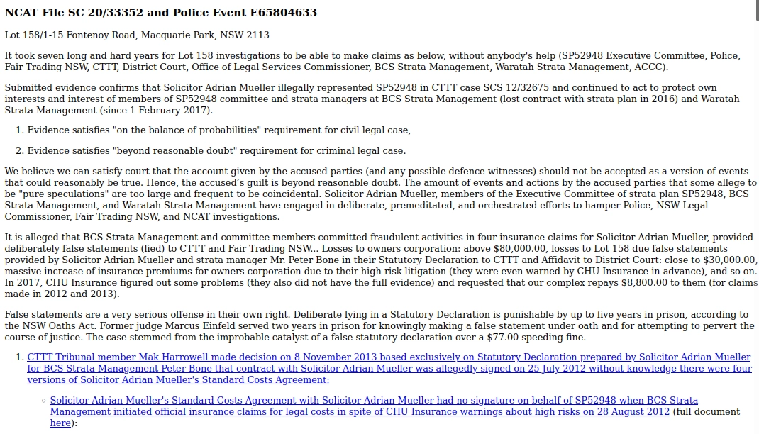 SP52948-Lot-158-evidence-and-declaration-for-Solicitor-Adrian-Mueller-fraudulent-engagement-in-SCS-12-32675-presented-to-NCAT-case-20-33352.webp