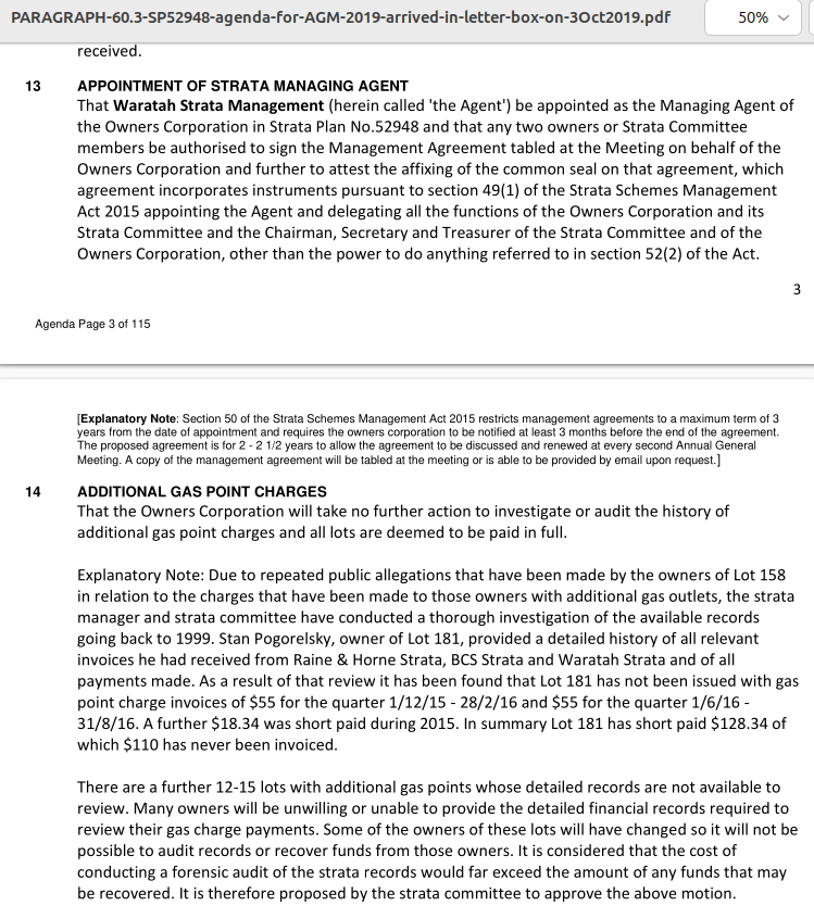 SP52948-Waratah-Strata-Management-admitting-incorrect-charges-applied-for-second-gas-levies-for-many-years-and-providing-wrong-summary-of-owners-with-such-connections-in-agenda-for-AGM-2019-sent-to-owners-on-3Oct2019.png