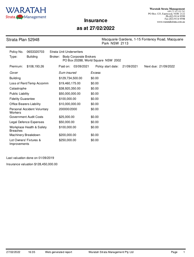 SP52948-Waratah-Strata-Management-hiding-details-of-excess-for-water-related-damages-in-insurance-policy-27Feb2022.png