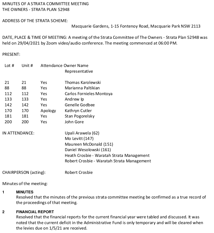 SP52948-extract-from-non-compliant-committee-meeting-documenting-negative-balance-in-Admin-Fund-29Apr2021.png