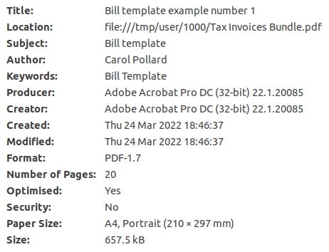 SP52948-hidden-metadata-in-PDF-file-with-alleged-bundle-of-invoices-prepared-by-Carol-Pollard-for-Solicitor-Adrian-Mueller-24Mar2022.webp