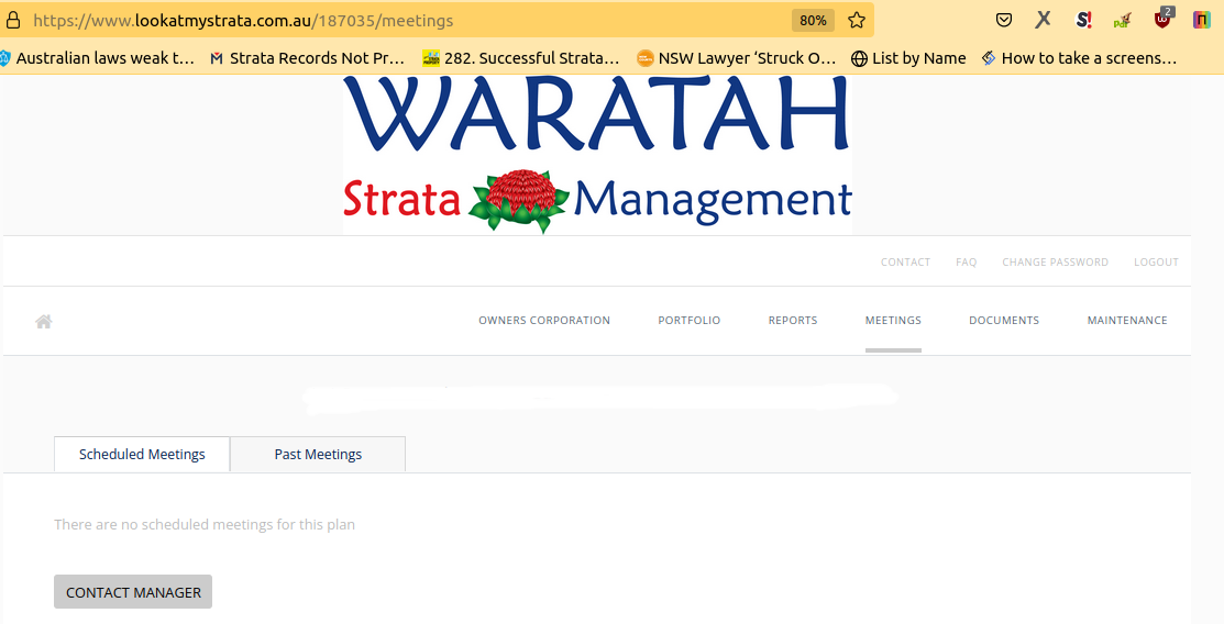 SP52948-no-scheduled-meetings-waratahstrata-website-screenshot-2-24May2023.png