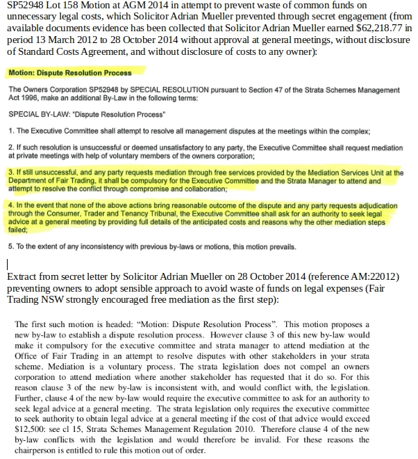 SP52948-secret-advice-by-Solicitor-Adrian-Mueller-to-prevent-owners-to-consider-free-mediations-28Oct2014.webp