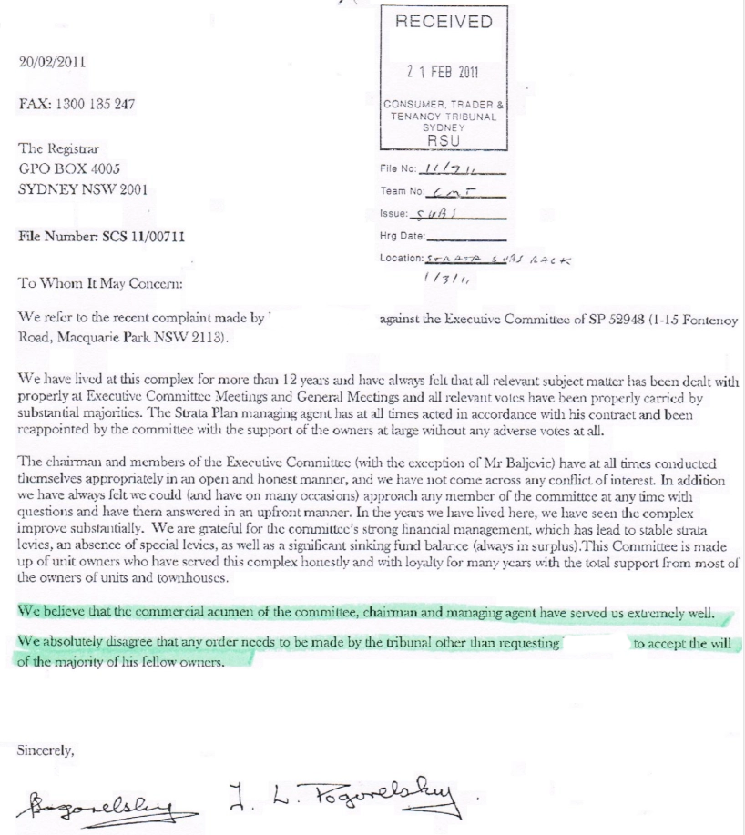 SP52948-submission-by-Stan-Pogorelsky-to-CTTT-SCS-11-00711-without-declaring-his-unfinancial-status-due-to-unpaid-full-levies-for-gas-heating-20Feb2011