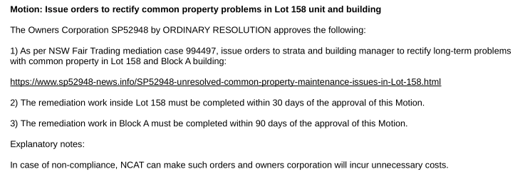SP52948-Lot-158-Motion-for-common-property-maintenance-rejected-at-AGM-on-28Nov2024